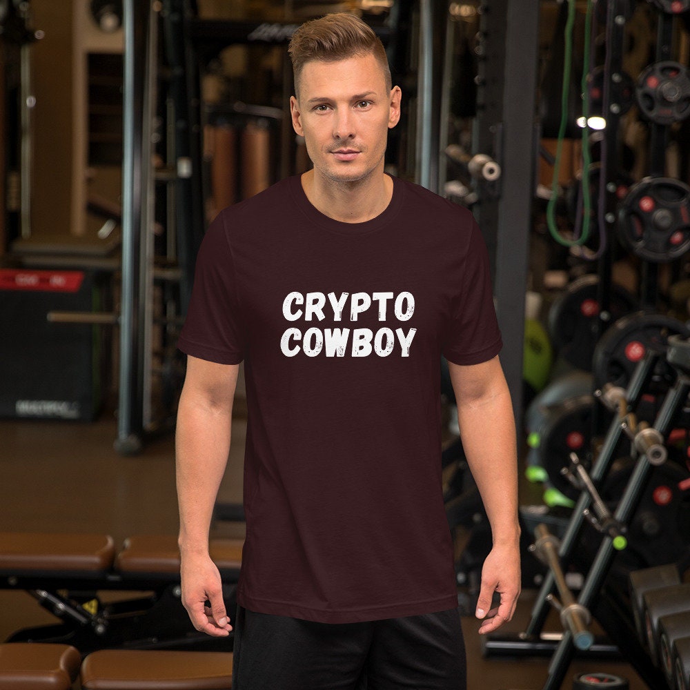 Funny Crypto Cowboy T-shirt, Premium Unisex Tee - Etsy
