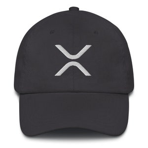 Xrp Ripple Logo, XRP Logo, HODL Cryptocurrency, Dad hat, Baseball Hat, Baseball Cap, Crypto Hat, XRP Crypto Hat