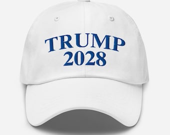 Boné bordado Trump 2028: Boné MAGA