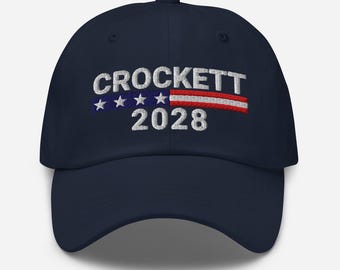 Jasmine Crockett 2028 Embroidered Dad Hat - Etsy