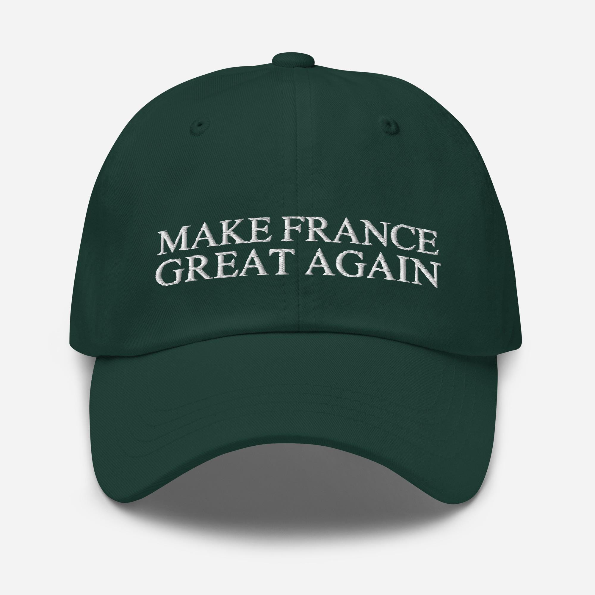 Casquette De Baseball Unisexe Make France Great Again - 100% Coton - Taille Réglable - Design Hip Hop Vintage