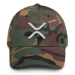 Xrp Ripple Logo, XRP Logo, HODL Cryptocurrency, Dad hat, Baseball Hat, Baseball Cap, Crypto Hat, XRP Crypto Hat