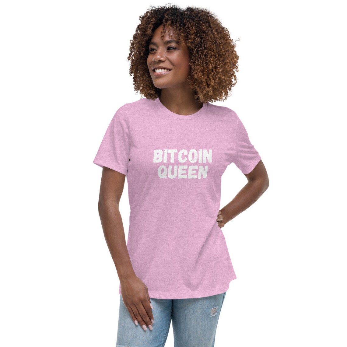 Bitcoin Queen Premium Relaxed Women's Shirt Crypto - Etsy