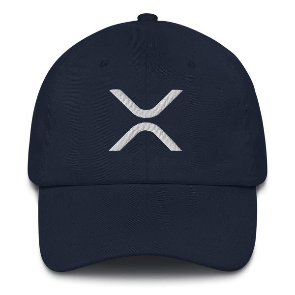 Xrp Ripple Logo, XRP Logo, HODL Cryptocurrency, Dad hat, Baseball Hat, Baseball Cap, Crypto Hat, XRP Crypto Hat