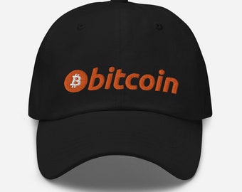 Bitcoin Crypto Dad Hat: HODL BTC Crypto Currency Baseball Cap
