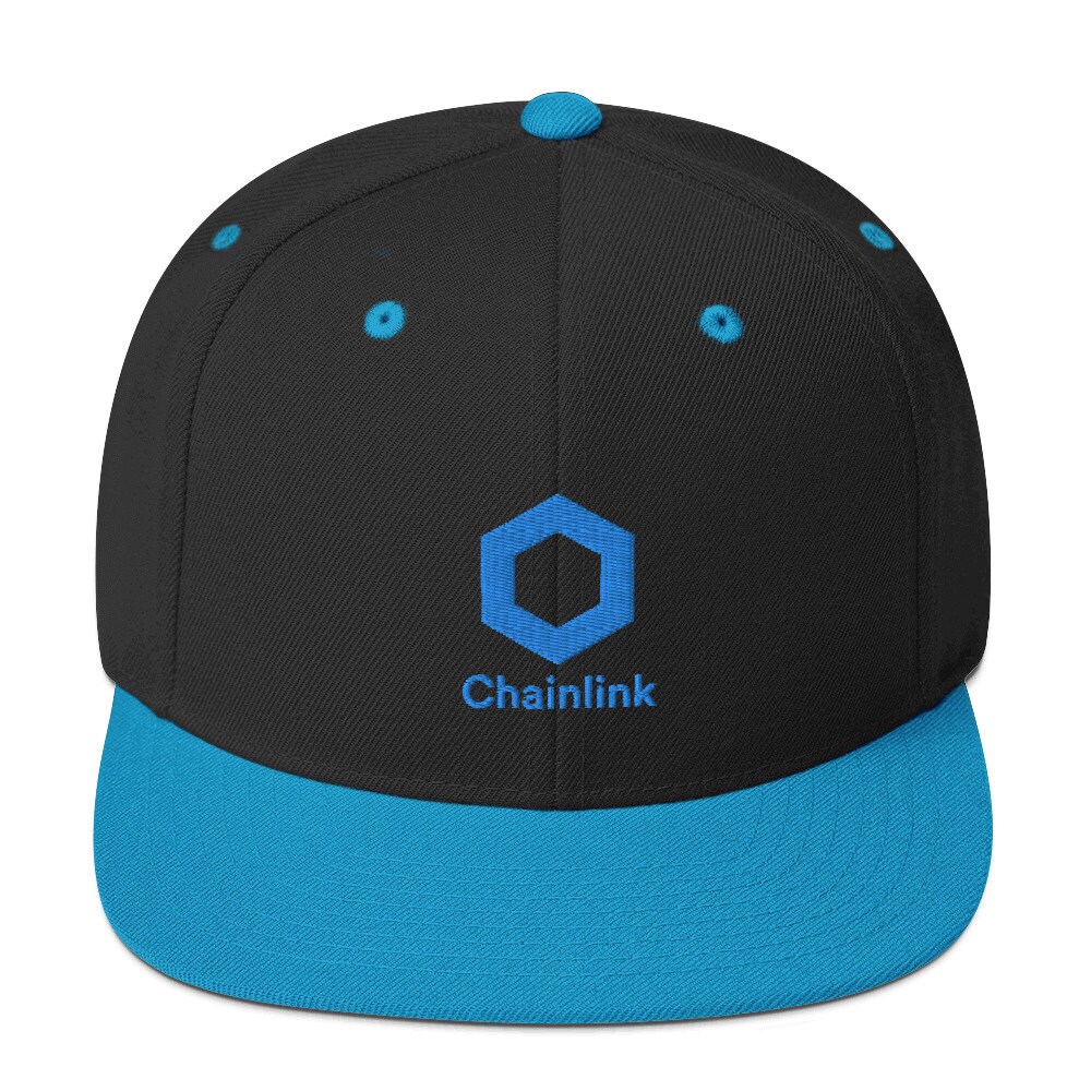 Chainlink Crypto Snapback Hat: Cryptocurrency Baseball Cap - Etsy New  Zealand