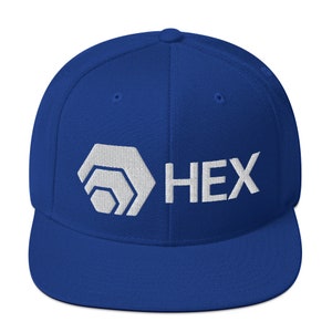 Hex HODL Logo Snapback hat, Dad Hat, Baseball Hat, Baseball Cap, Hex Crypto, Hex Savings, Hex Blockchain, Hex Network, DeFi, Hex Crypto Cap