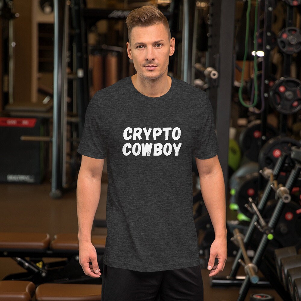 Funny Crypto Cowboy T-shirt, Premium Unisex Tee - Etsy