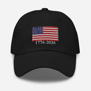 Embroidered USA Flag Dad Hat: Patriotic America Cap