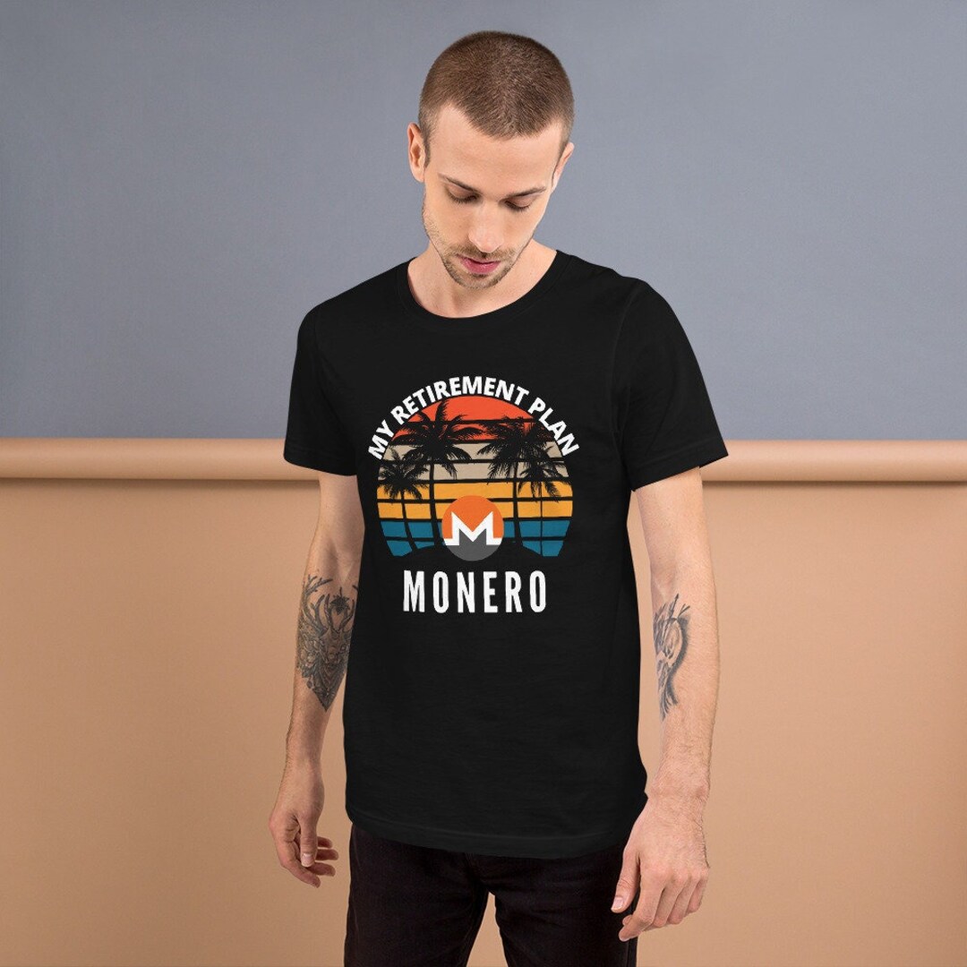 T-shirt Monero Crypto: My Retirement Plan, uniseks T-shirt - Etsy België