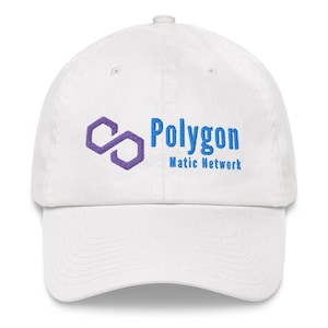 Polygon Logo, Matic Token, Dad Hat, Crypto, Polygon Matic Crypto, Matic Polygon, Polygon HODL, Ethereum, Blockchain, Polygon Crypto Hat