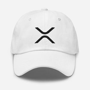 Xrp Ripple Logo, XRP Logo, HODL Cryptocurrency, Dad hat, Baseball Hat, Baseball Cap, Crypto Hat, XRP Crypto Hat