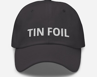 Tin Foil Hat: Embroidered Conspiracy Theory Baseball Cap