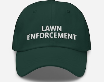 Gorra de trabajo / Gorra divertida con bordado de corte de césped / Regalo para papá