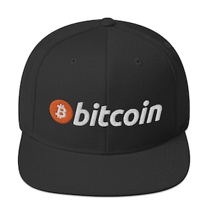 Bitcoin BTC Cap, Bitcoin Hat, HODL Cryptocurrency, Snapback Hat, Baseball Hat, Baseball Cap, Funny Crypto Hat, Funny Bitcoin Crypto Hat