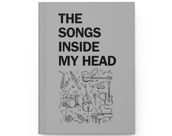 Hardcover Songwriter Notizbuch: Musik Journal für Musiker