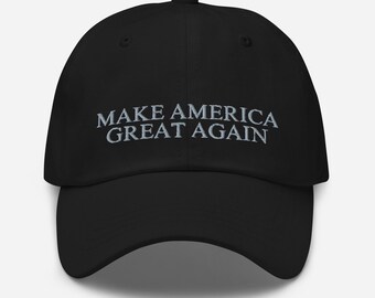 Gorra MAGA bordada: Gorra Trump 2024