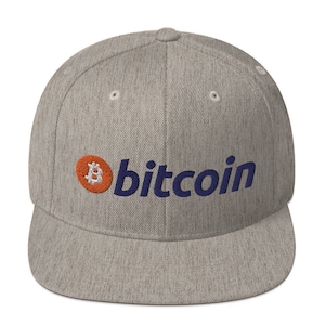 Bitcoin BTCo, Bitcoin, HODL Cryptocurrency, Snapback Hat, Baseball Hat, Baseball Cap, Crypto Hat, Bitcoin Crypto Hat
