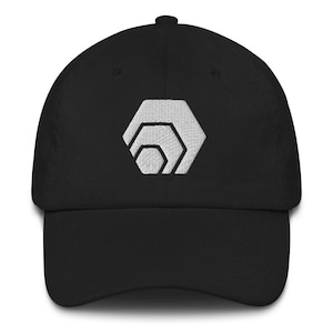 Hex HODL Logo Dad Hat, Snapback hat, Baseball Hat, Baseball Cap, Hex Crypto, Hex Savings, Hex Blockchain, Hex Network, DeFi, Hex Crypto Cap