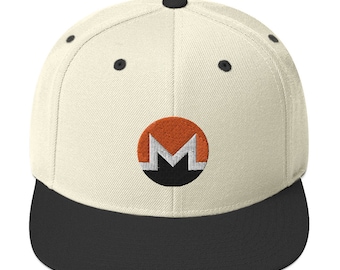 Gorra Monero XMR Snapback: Merchandising de criptomonedas
