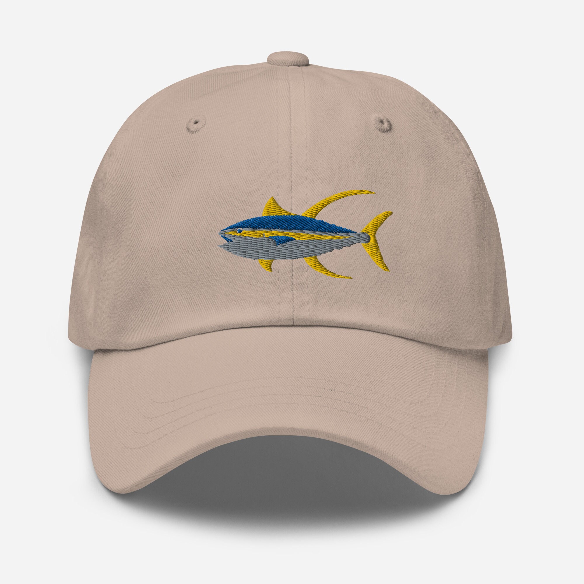 刺繍入りマグロダッドハット：キハダマグロ釣りキャップ - Etsy 日本