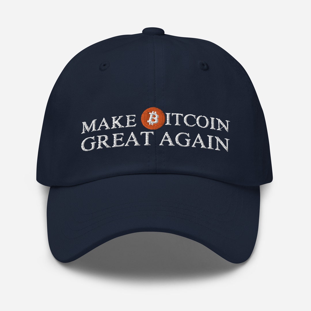 Bitcoin Embroidered Dad Hat: Funny Crypto Gift - Etsy