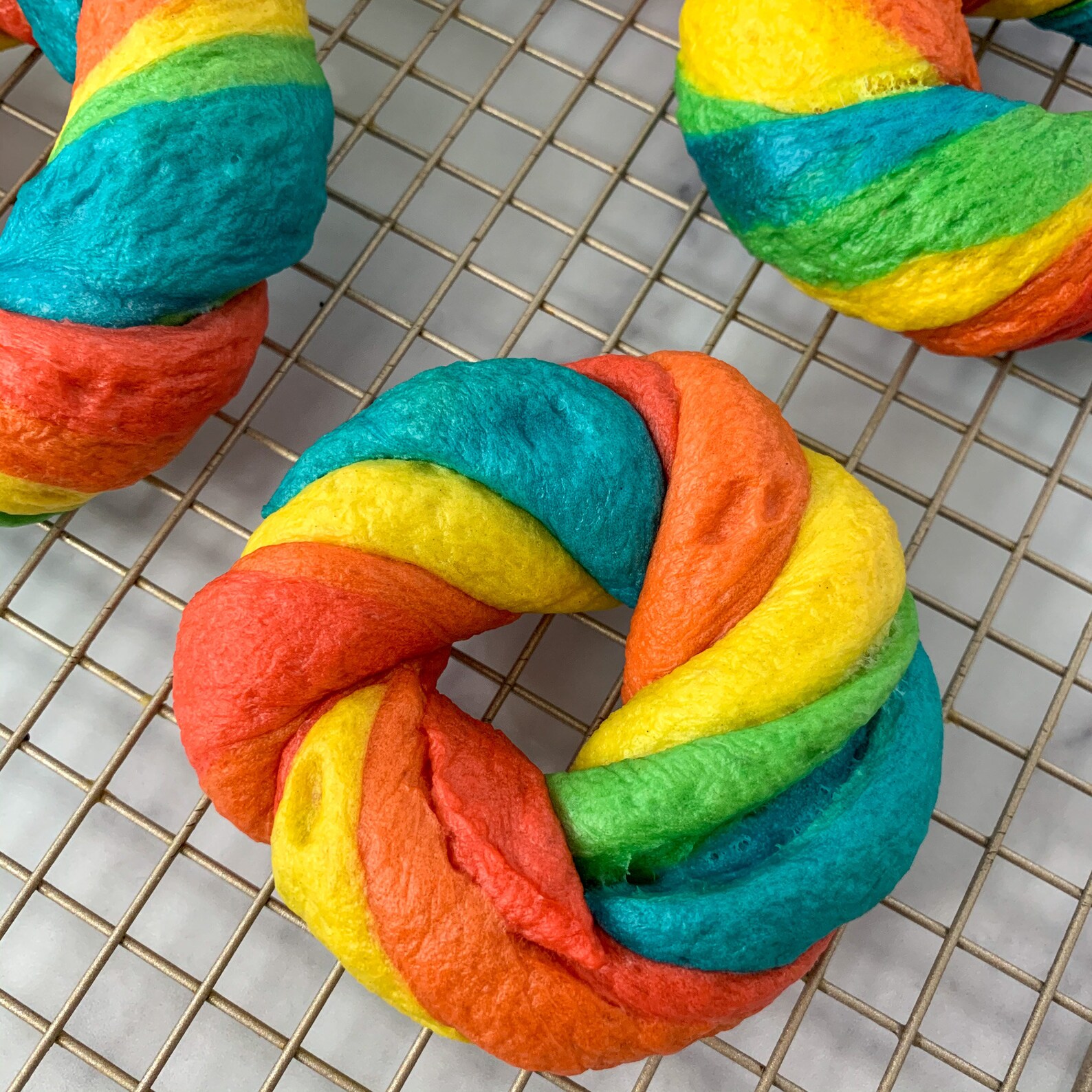 DIY Rainbow Bagel Kit Baking Box Fun DIY Kits for Adults Etsy