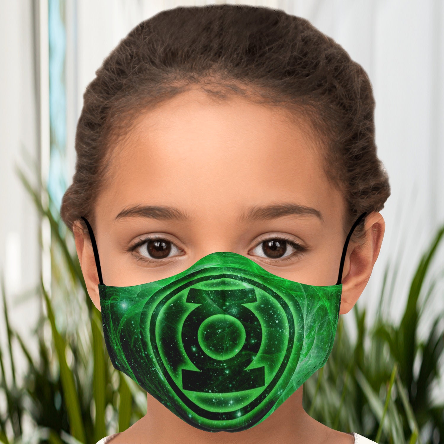 Green Lantern Face Mask w/Filter Superhero MaskUnisex Face | Etsy