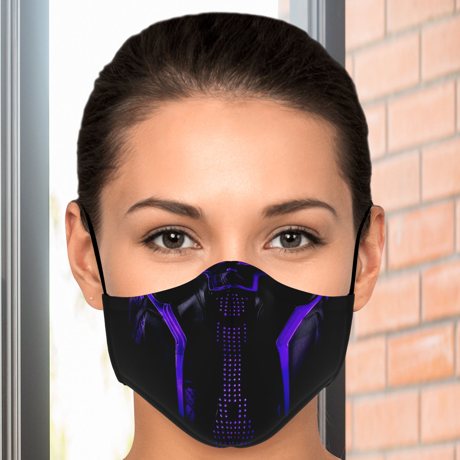 Black Panther Superhero Face Mask With Filter Unisex Face | Etsy