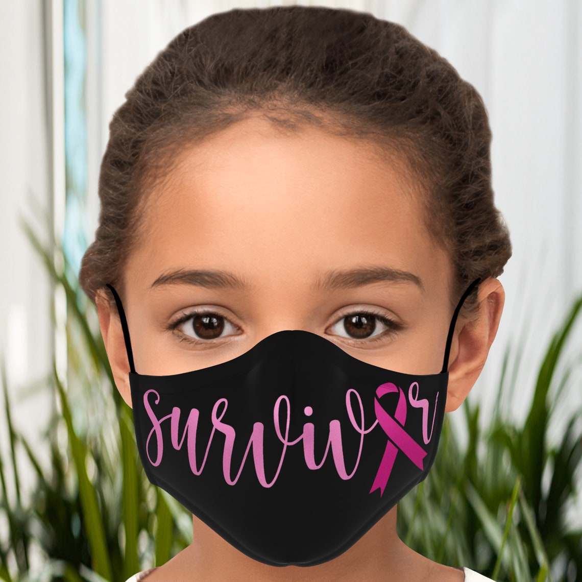 Breast Cancer Mask W/Filter Unisex Face Mask With Filter Etsy