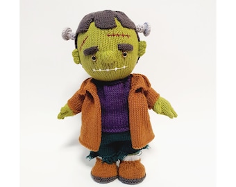 Monster Frank Knitting PADRÃO: padrão PDF download instantâneo - Inglês, Coreano