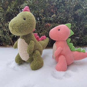 Knit_Tyrannosaurus KNITTING PATTERN : pattern PDF instant download English, Korean image 3