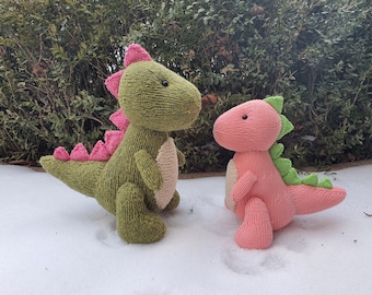 Knit_Tyrannosaurus KNITTING PATTERN : pattern PDF instant download - English, Korean