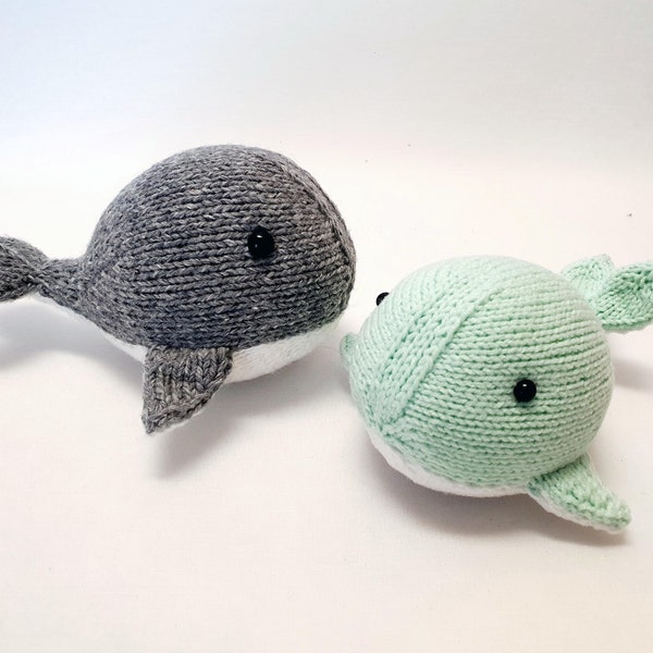 Whale Whale KNITTING PATTERN : pattern PDF instant download - English, Korean