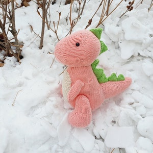 Knit_Tyrannosaurus KNITTING PATTERN : pattern PDF instant download English, Korean image 5