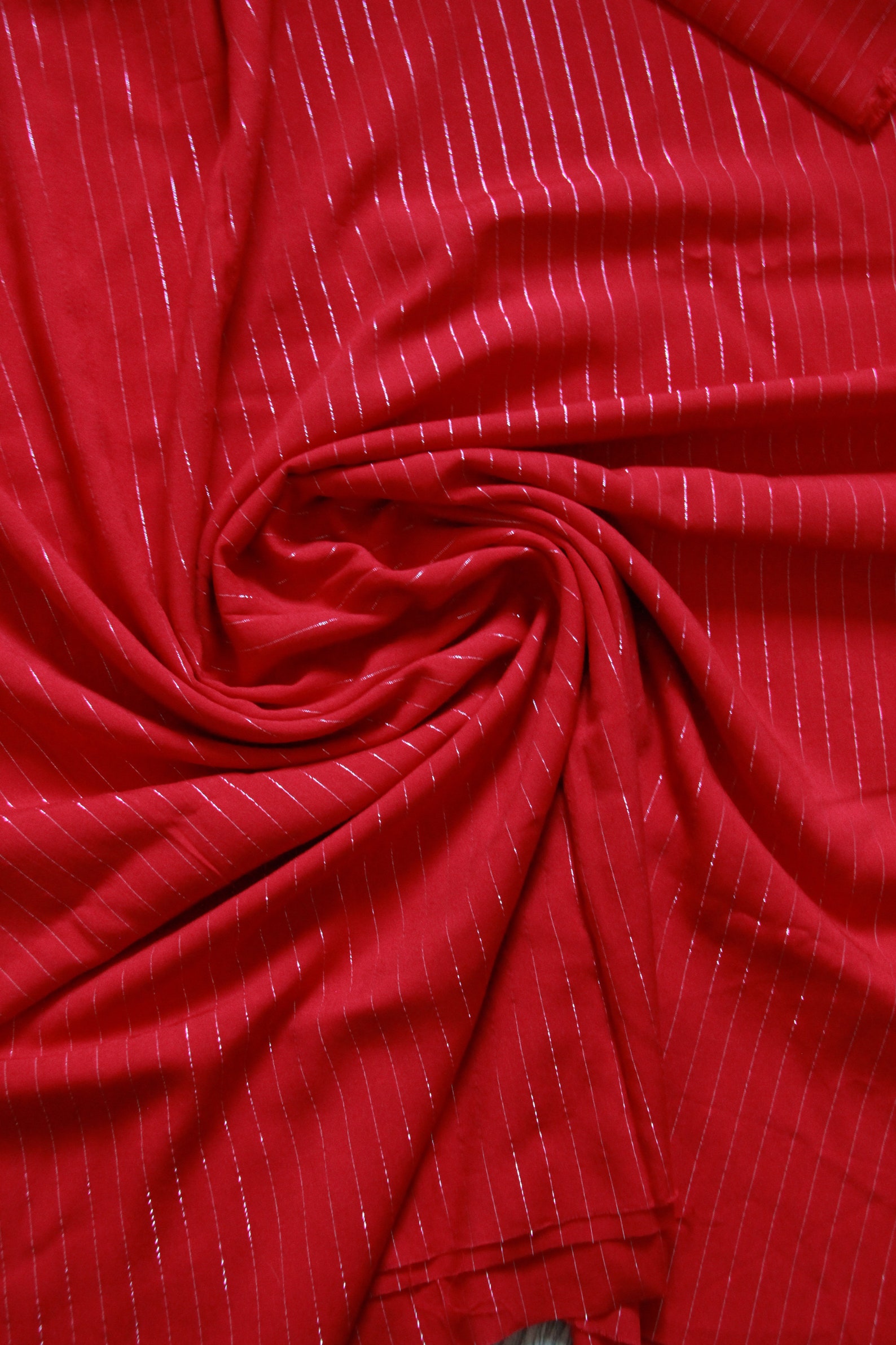 Red Stripe Viscose Fabric Sewing Fabric Viscose Fabric - Etsy UK