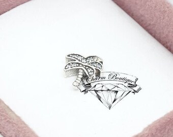 Pandora, Sparkling Palm Tree, Locket Petite, Holiday Trip 792115CZ - 792182CZ