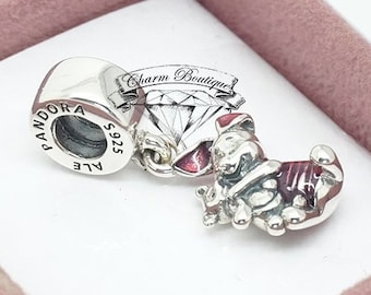 Pandora, Disney, Piglet Pendant Charm, Transparent Enamel, Animal 792134EN117