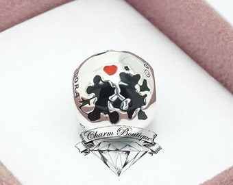 Pandora, Disney, Minnie & Mickey Forever, Bracelet Charm, Love 791700ENMX