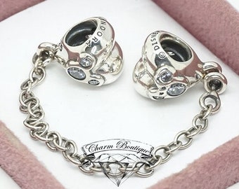 Pandora, Disney, Heart of Mickey Safety Chain 791704CZ