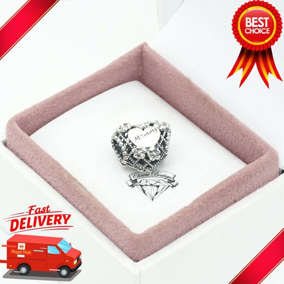 Pandora Openwork Flower Heart Mummy 