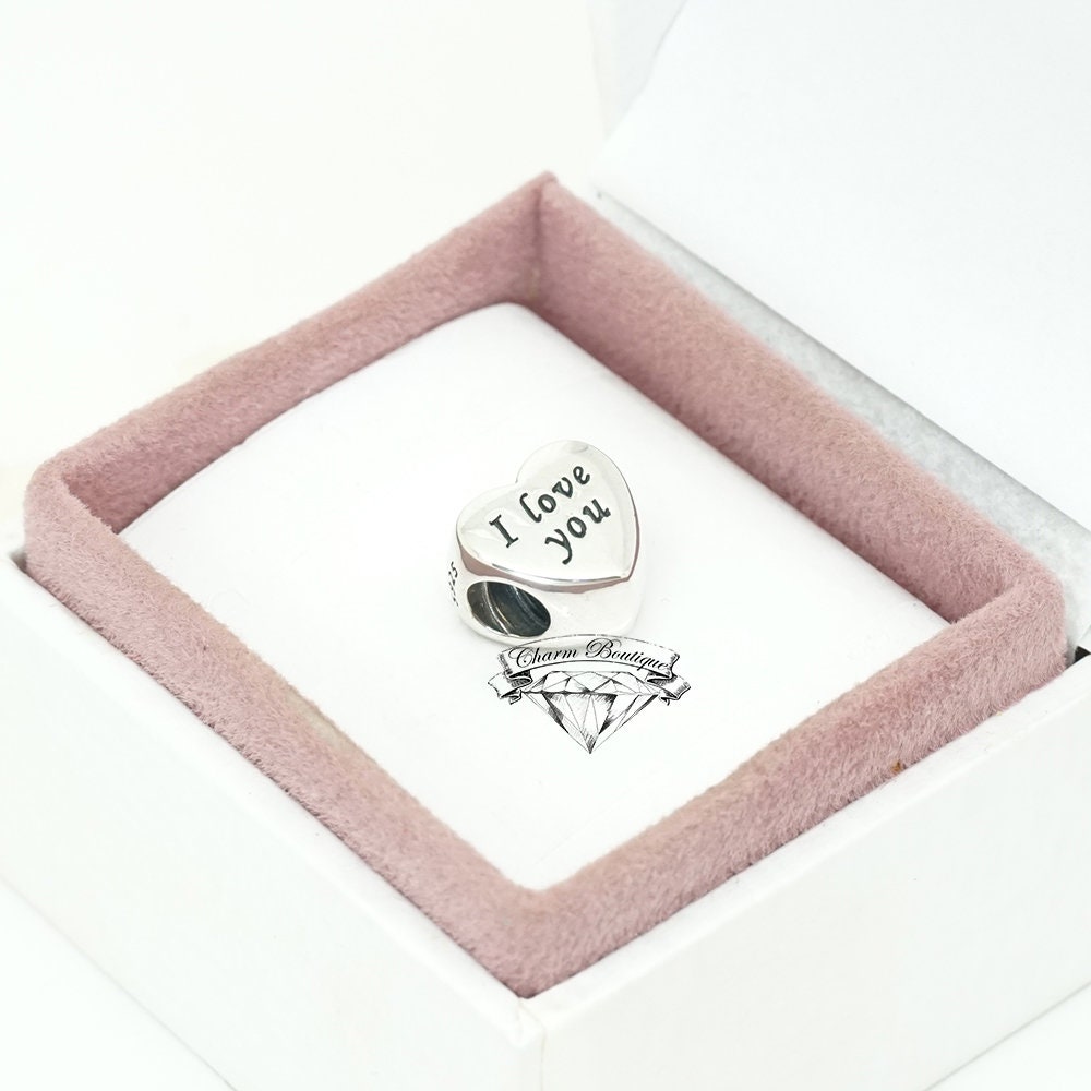 ありがとう❤️様ご依頼商品 Pandora Words of Love, I Love You Heart, Bracelet Charm