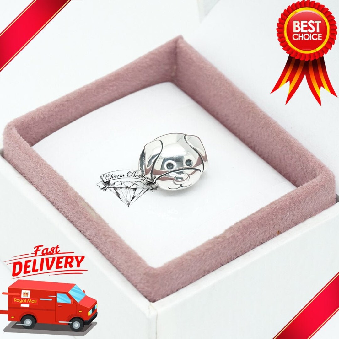 Pandora Devoted Dog Animal Pet Charm 791707 - Etsy