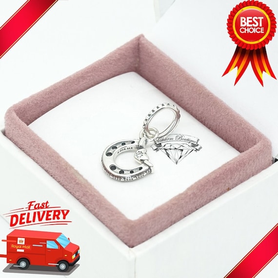 Pandora Good Luck Horseshoe Necklace Pendant Heart Bracelet