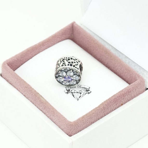 Charm Pandora No Me Olvides Flor Jard n De Primavera Floral
