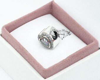 Pandora, Sparkling Clear Heart Charm, Love, Family 797608CZ