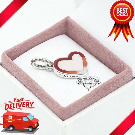 Pandora Asymmetrical Heart Necklace 