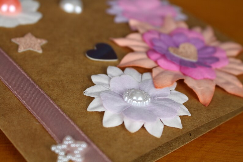 Handmade Ruby Ru Signature Design Thank You Bridesmaid Card