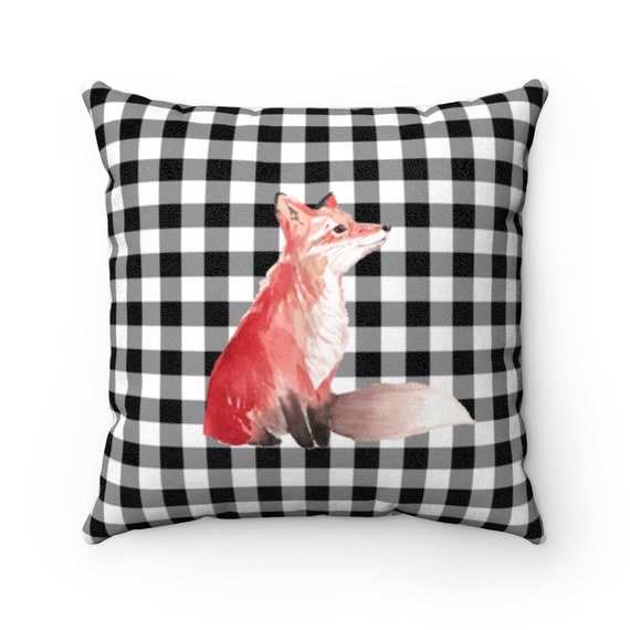 Red and black checkered pillows new arrivals
