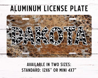 Matrícula personalizada, matrícula de vanidad para coche, bicicleta eléctrica, metal, aluminio, matrícula de coche, regalos personalizados, regalos personalizados, temática del oeste, identificación para niños